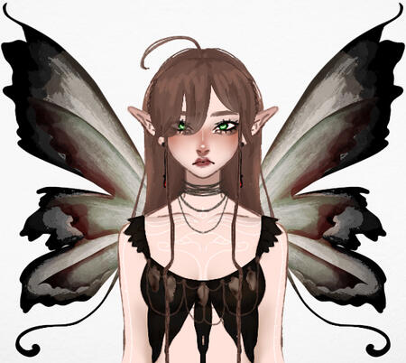 *not my vtuber* this is a fairy picrew from Irelyn (iilyn on picrew)